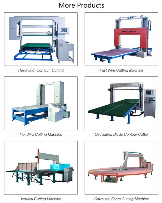 High efficient Polyurethane block vertical foam cutting machine