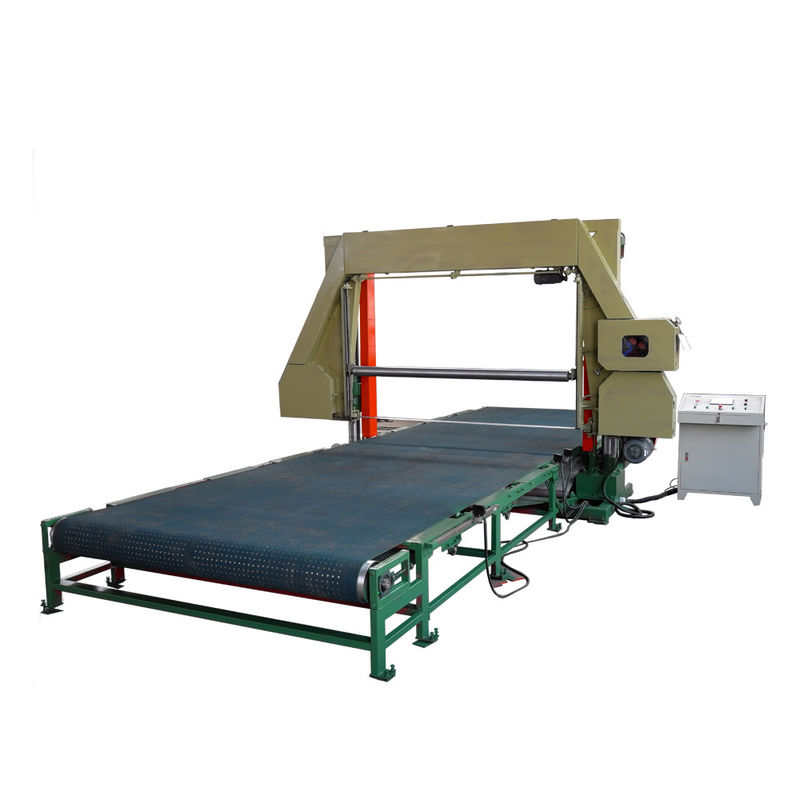 Horizontal Foam Mesh-belt Cutting Machine(with vacuum) horizontal cutting machine for foam automatic horizontal cutter