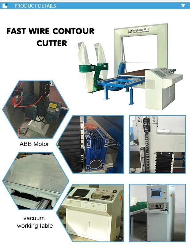 Digital CNC Computerized PU Foam Cutting Machine For Rigid PU EPS