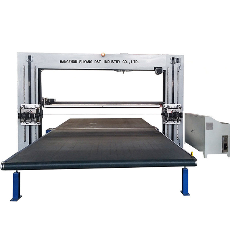 Belt Conveyor Flexible Polyurethane Oscillating Blade Cutting Machine For Reboun Foam