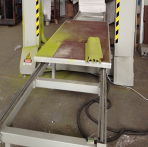 6kw High Speed Abrasive Wire Horizontal Foam Cutter for PVC / PU