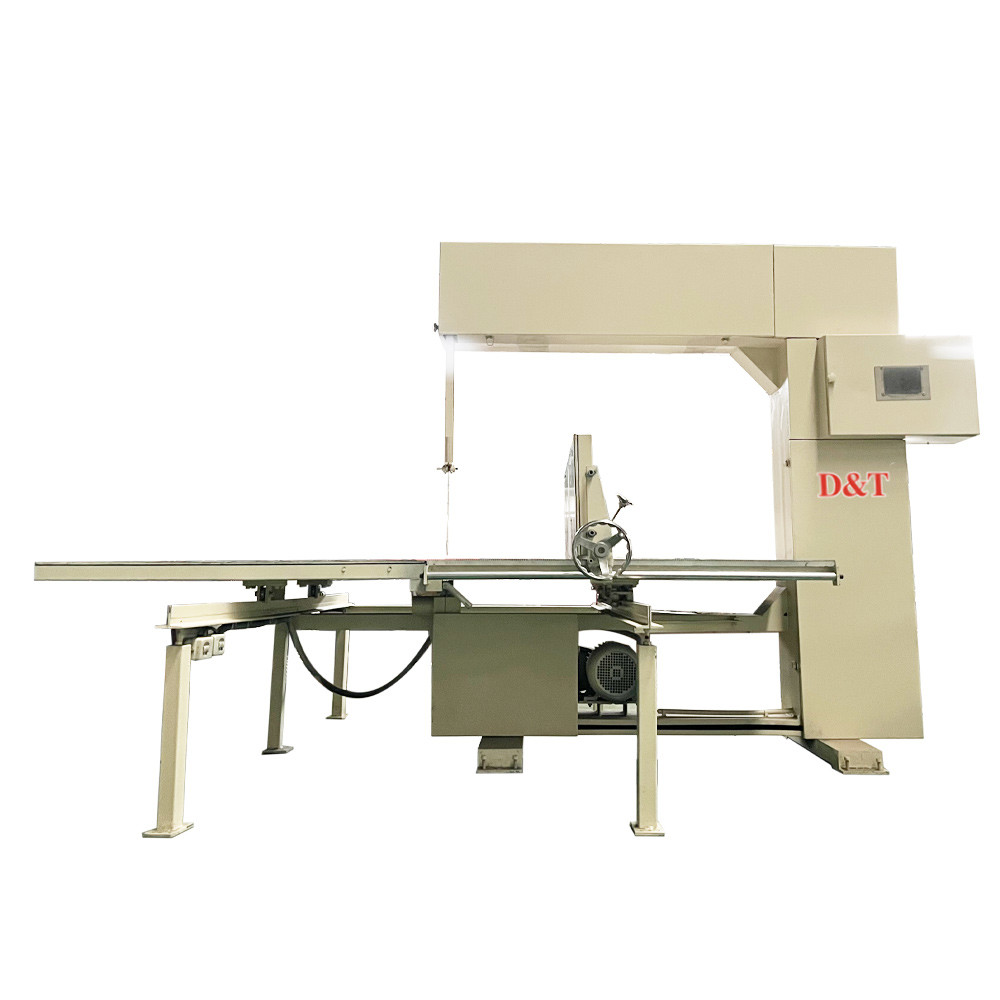 OEM Manual Vertical Cutting Machine For EVA Pearl Cotton PU Rigid Soft Foam Sheet