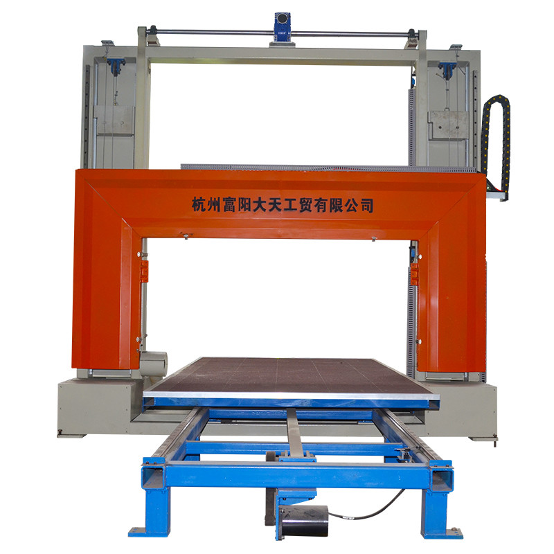 2D Shape Horizontal CNC Contour Cutting Machine For Polyurethane