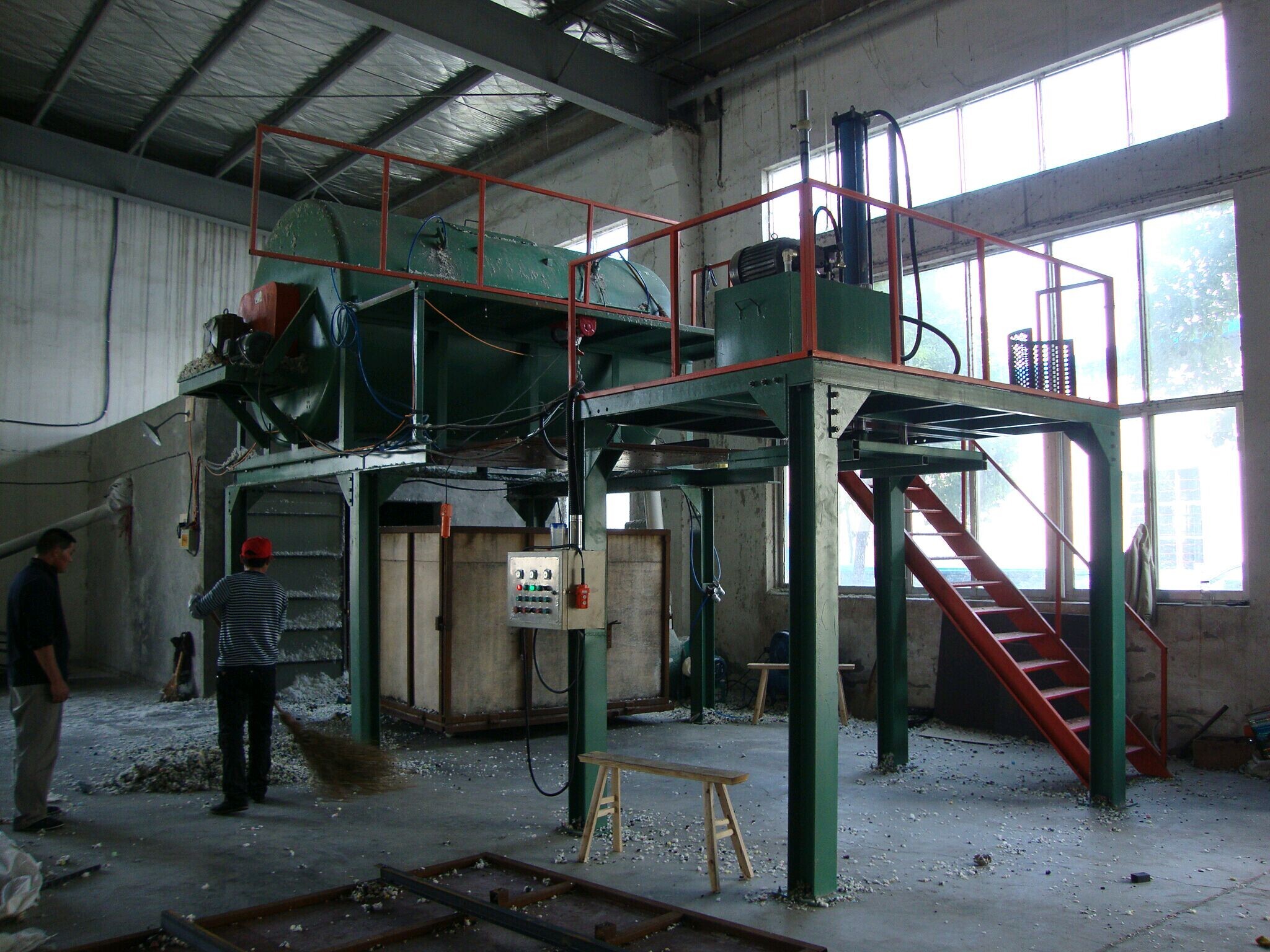 High Effeiciency Sponge Production Line With Steam For Foam Rebounding