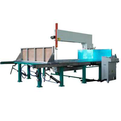 1.74kw 1200mm Height PU Foam Cutting Machine Vertical CE In Sheet