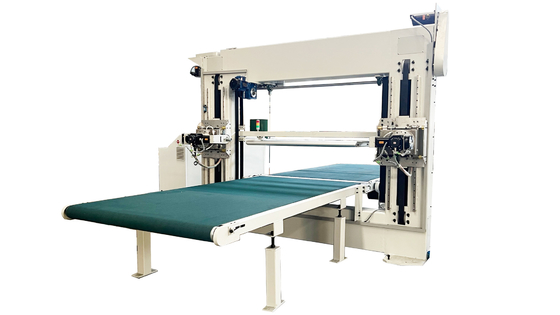 Automatic Dual Blade Cutter Horizontal PU Foam Sponge CNC Cutting Machine