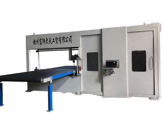 D&T Vertical Type Revolving Contour Cutter PU Rigid Foam High Speed