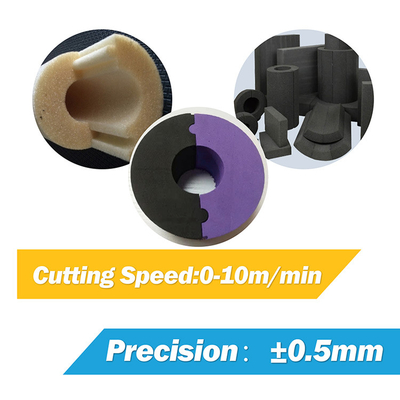 Vaccum Versatile Precise PU Foam Cutting Machine For Rock Wool PIR EVA