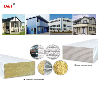 Versatile Customized EPS / Rock Wool Sandwich Panel Machine For Roof And Wall
