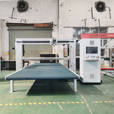 CNC Oscillating Dual-blade Foam Cutting Machine for Flexible Sponge Cutting D&T Industry