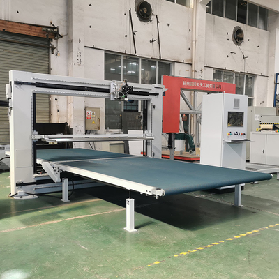 CNC Oscillating Dual-blade Foam Cutting Machine for Flexible Sponge Cutting D&T Industry