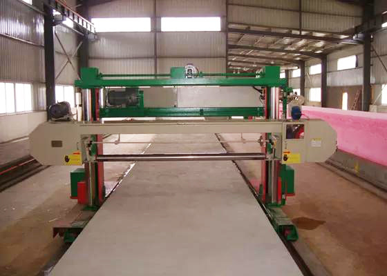 Advanced Sponge Cutting Machine with Main Frame Guide Rail and Electronic Power Connection Rail