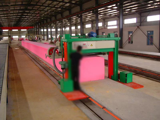 Advanced Sponge Cutting Machine with Main Frame Guide Rail and Electronic Power Connection Rail