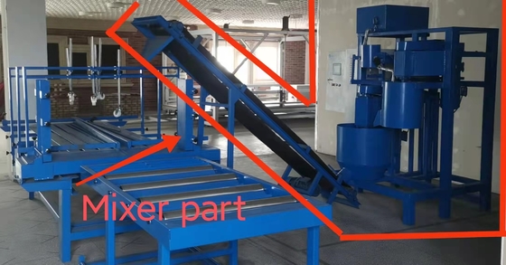 EPS Cornice Moulding Cement Coating Machine