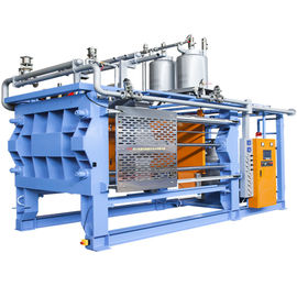Blue Automatic Decorative Panel EPS Shape Molding Machine Back Ejection Type