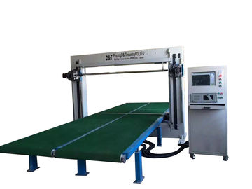 D&T Horizontal Flexible PU Foam Cutting Machine Oscillating Blade Contour Cutter