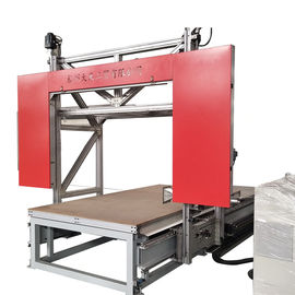 Easy Control CNC Rock Wool / PU Foam Cutting Machine For 2D Complex Shape