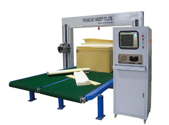6KW Flexible Polyurethane Oscillating Blade Cutting Machine For 2D Shapes