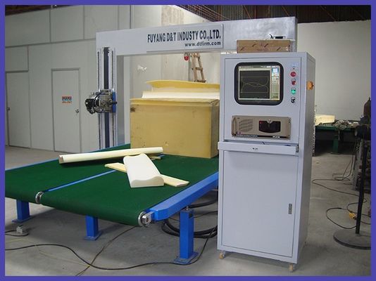 6KW Polyurethane Horizontal Oscillating Blade Cutting Machine For 2D Shape