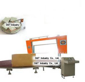 Circle Horizontal Cutter Sponge Production Line For Quadrate Foam Cutting