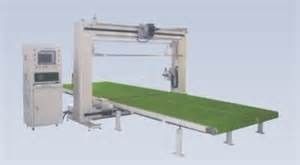 CNC Latex Sponge Oscillating Blade Cutter 6m / Min , Automatic Cutting Machine
