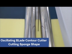 Dual Blade Horizontal PU Foam Sponge CNC Cutting Machine Automatic