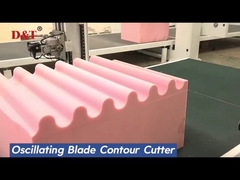 Automatic Sponge Cutting Machine Cnc Latex Sponge Oscillating Blade Cutter