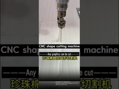 40m/Min Foam Upright CNC Sponge Cutting Machine Cut 2D Shapes